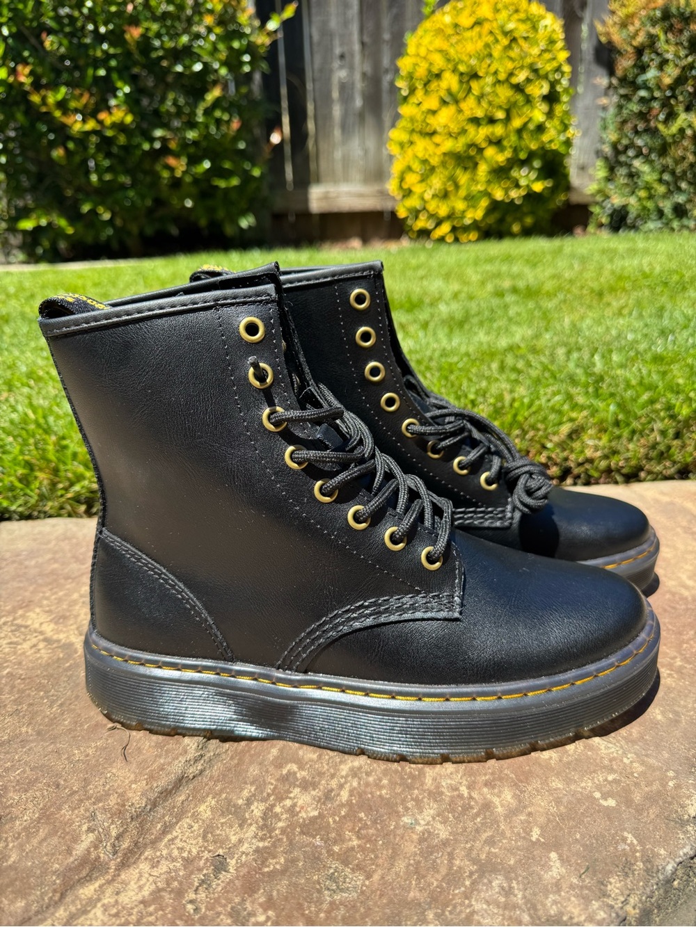 Dr. Martens Black Zavala Leather Boot